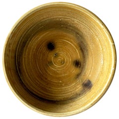 Toshiko Takaezu Glazed Stoneware American Abstract Modernist Bowl