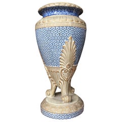 19th Century French Neoclassical-Style Porcelain Urn