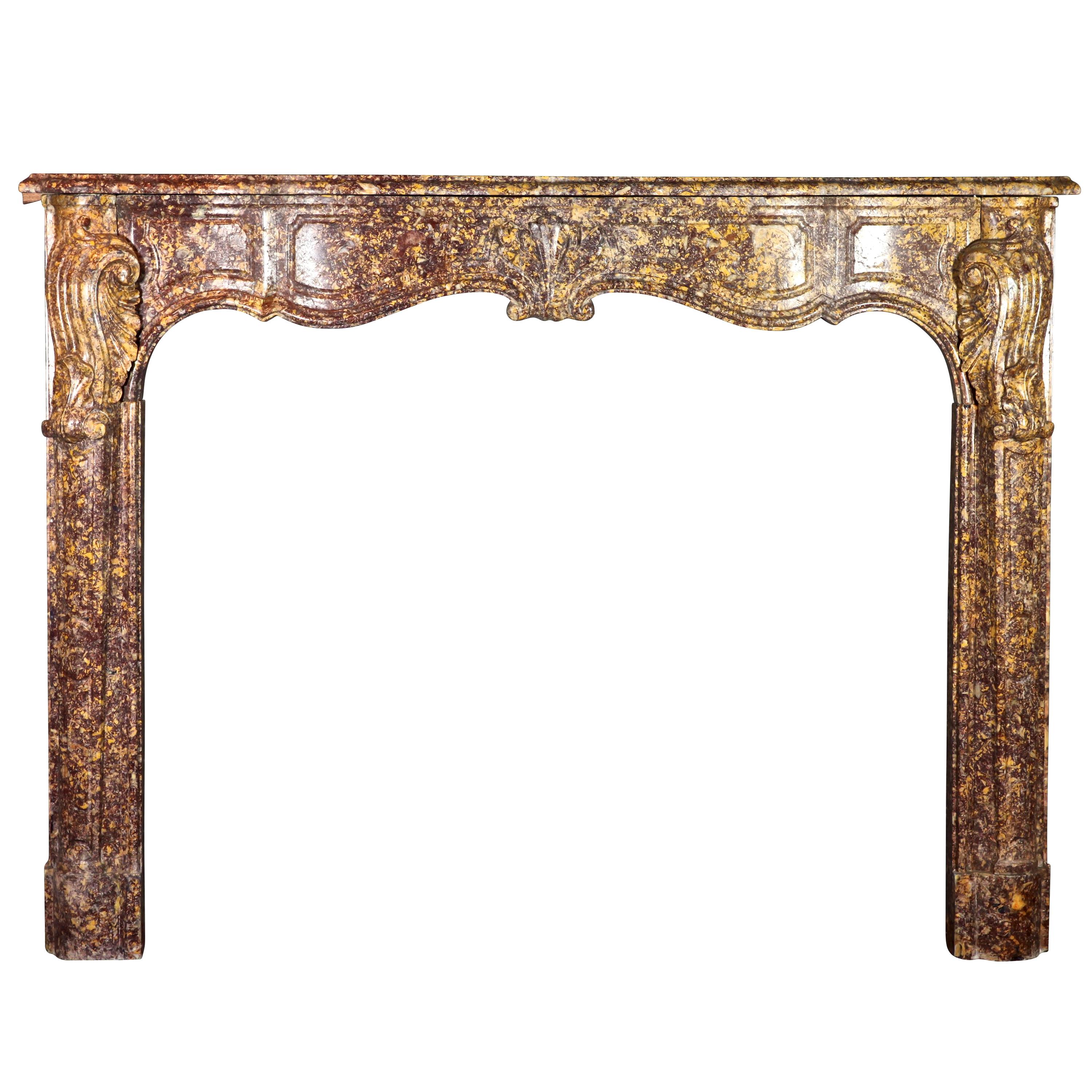 Fine Regency Period Antique Fireplace Surround in Royal Marble
