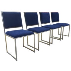 Set of Four Willy Rizzo Chairs