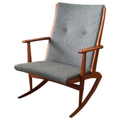 Rocking Chair Søren Georg Jensen Model 97 Denmark 1960s