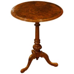 Antique Victorian Walnut Wine Table