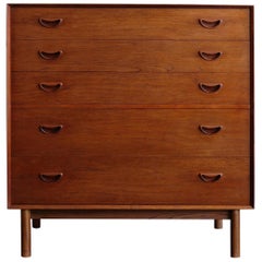 Peter Hvidt & Orla Molgaard Scandinavian Teak Chest of Drawers, 1950s