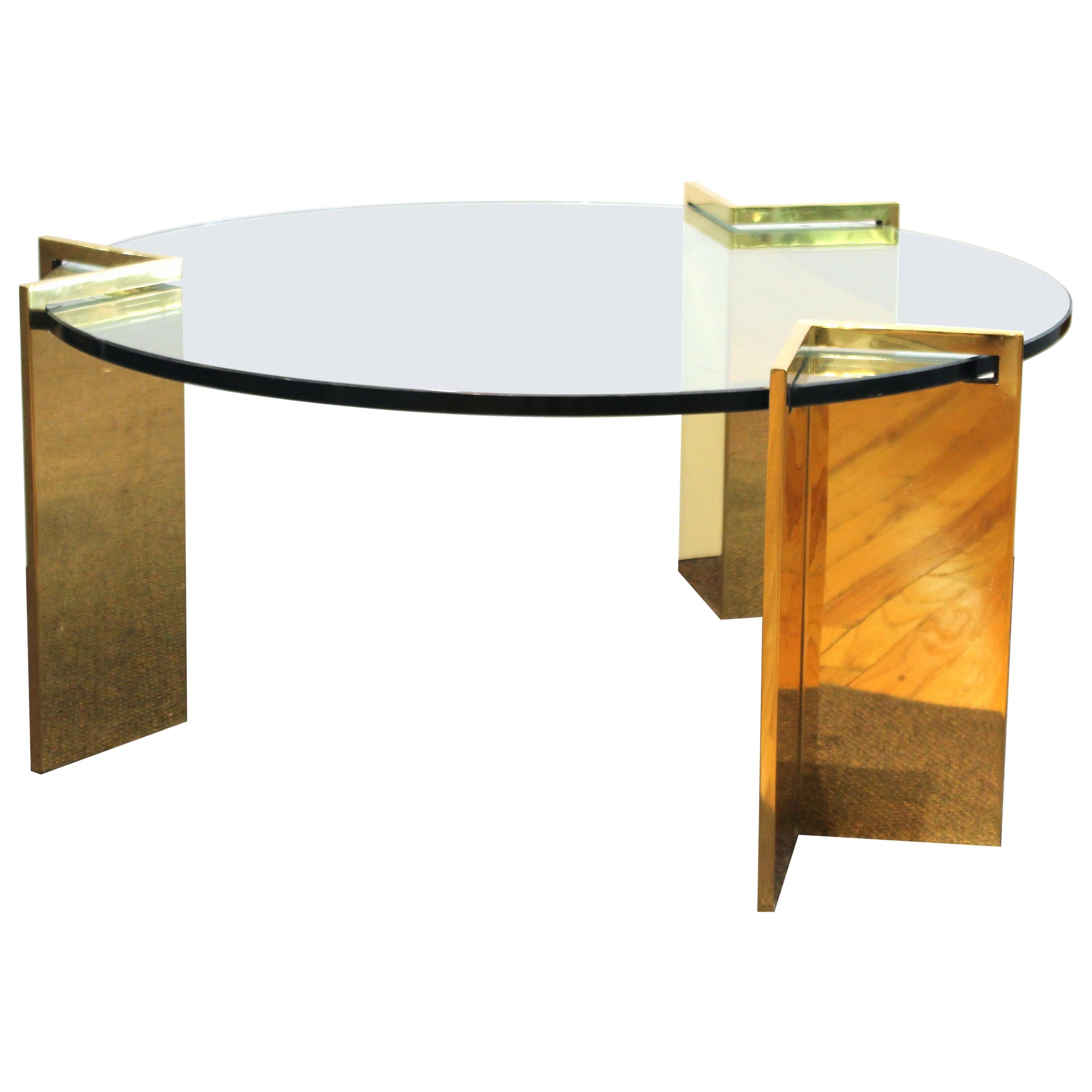 Leon Rosen for Pace Modern Round Cocktail Table