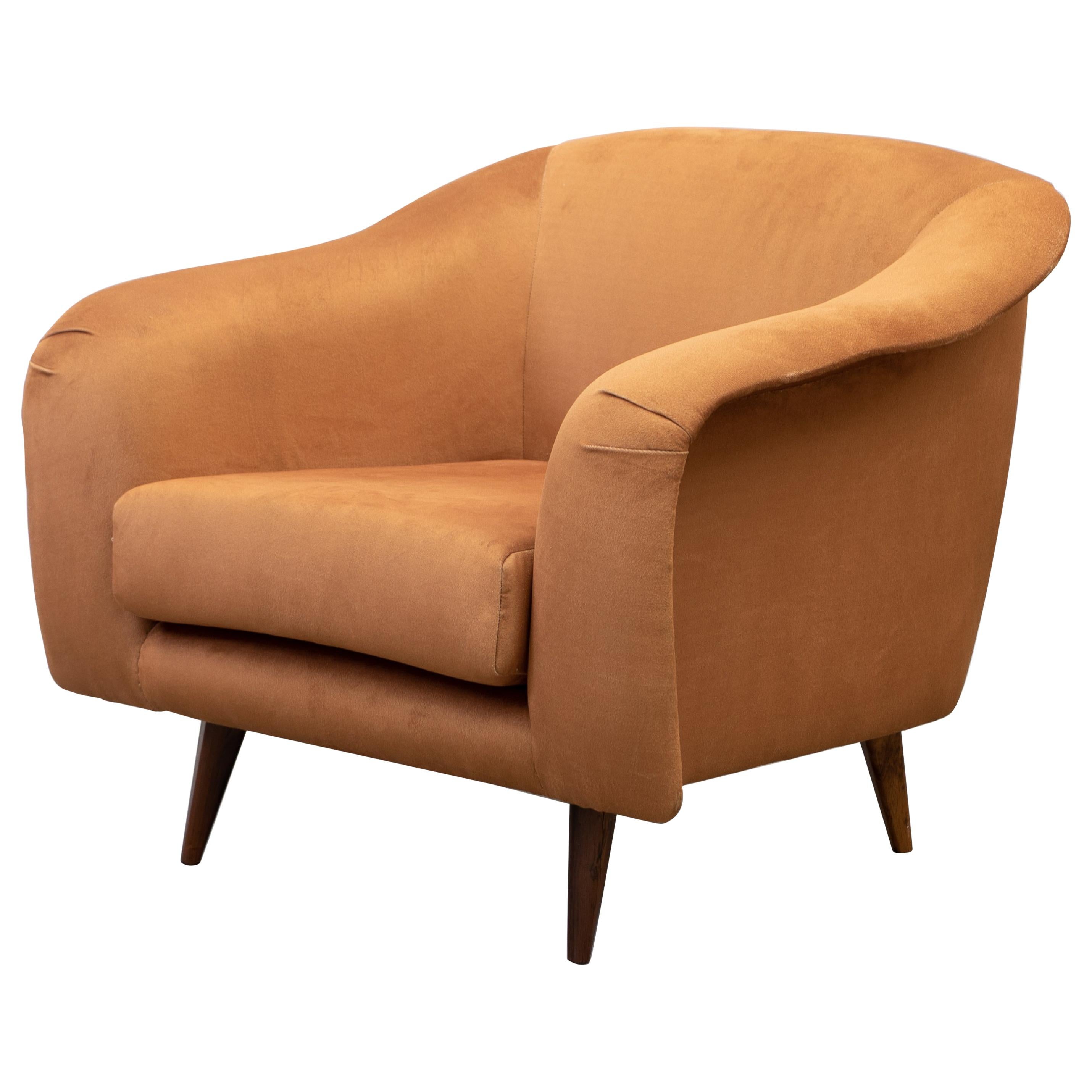 Pair of "Curva" Armchair, Joaquim Tenreiro, 1960s, Brazilian Midcentury Design