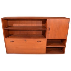 Used Peter Hvidt & Orla Mølgaard-Nielsen Teak Sideboard Hutch