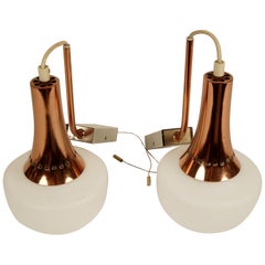 Pair of Hanging Wall Sconces from 1950s