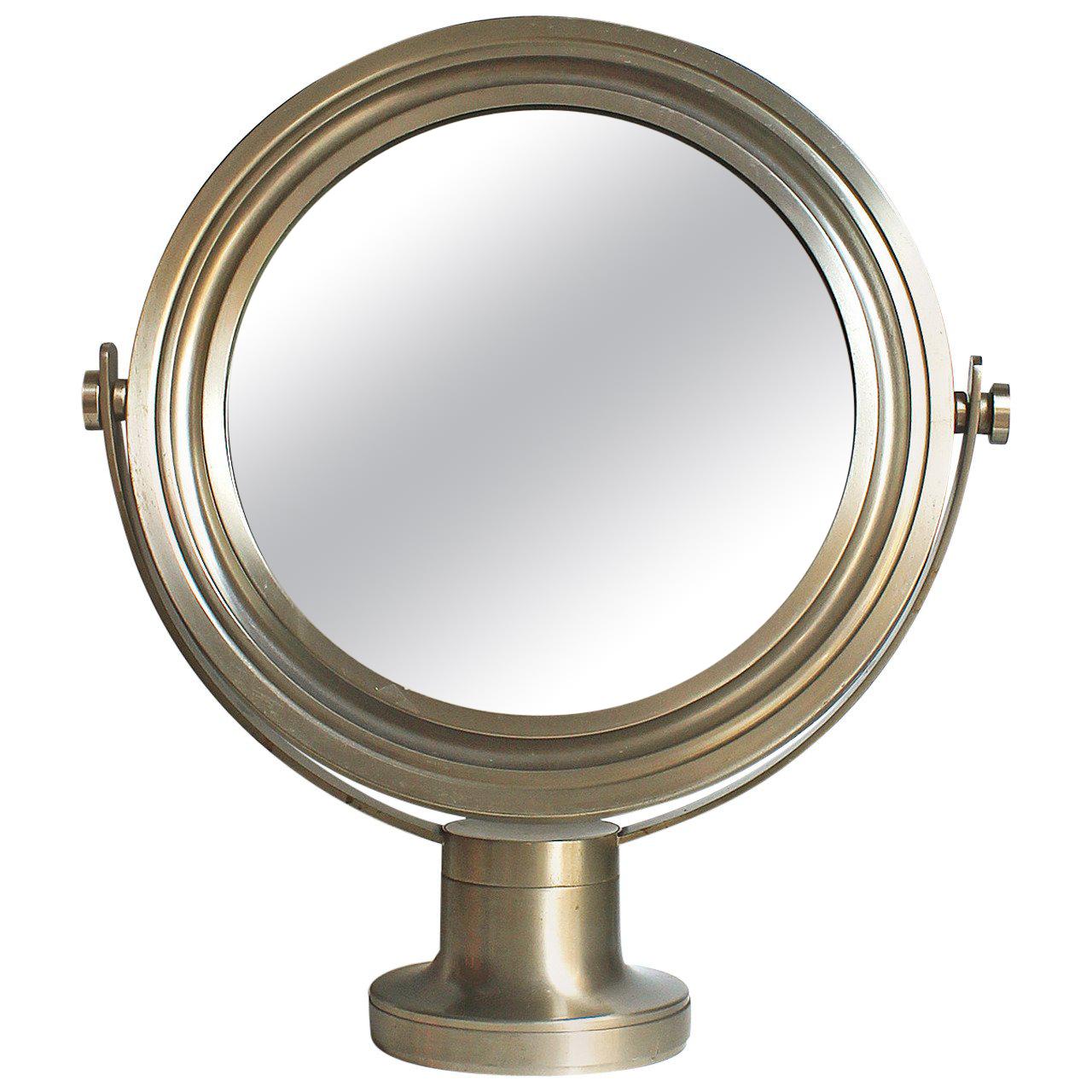 Mid-Century Modern Pivoting Vanity-Table Mirror by Sergio Mazza - Italy, 1960s For Sale