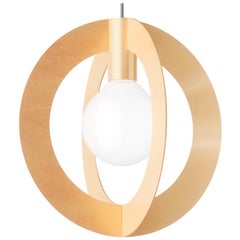 Diaradius 34, Contemporary Pendant Lamp, Brass