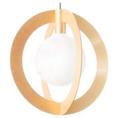 Diaradius, Contemporary Pendant Lamp, Brass