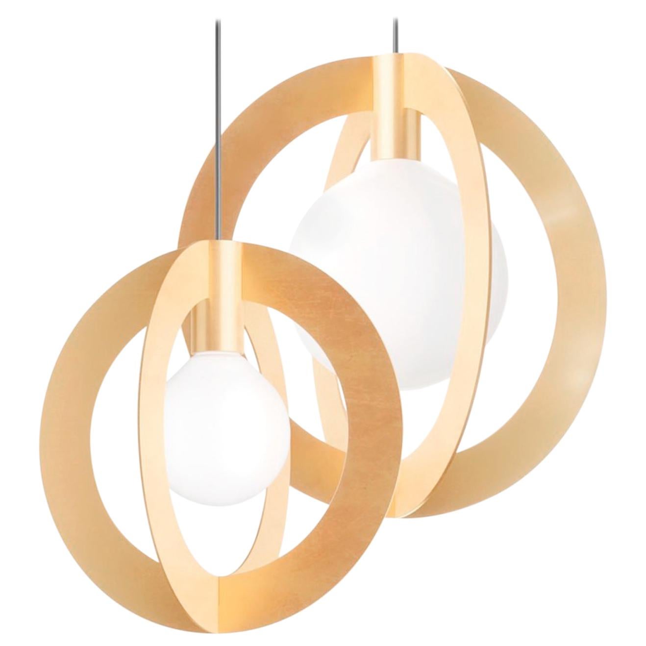 Diaradius, Contemporary Pendant Lamps, Brass