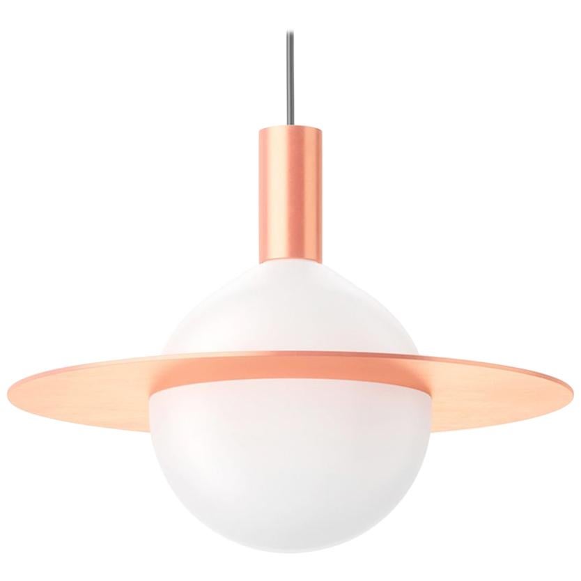 Orbis, Contemporary Pendant Lamp, Copper