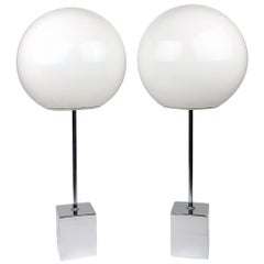 Pair of Sonneman Lollipop Table Lamps