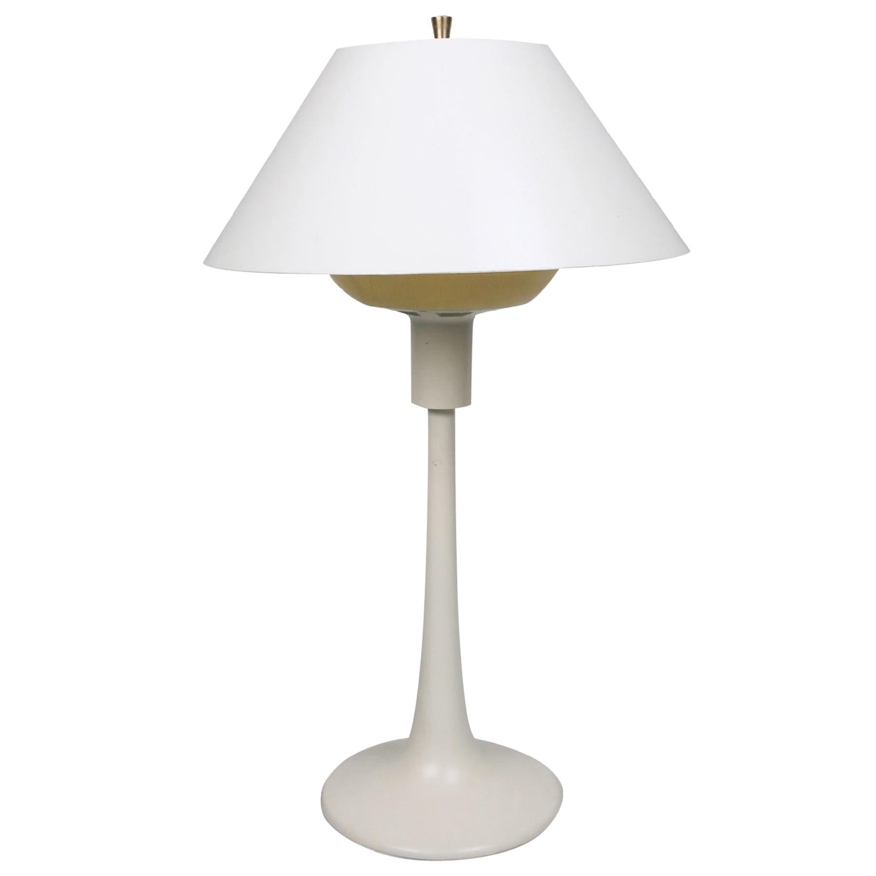 Vintage Tulip Table Lamp by Gerald Thurston for Lightolier