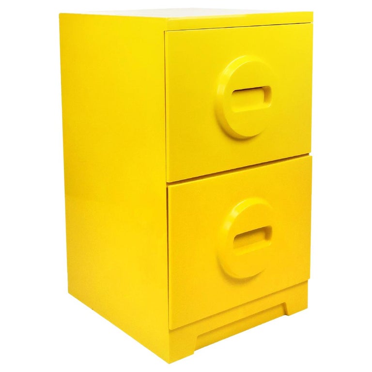 Mod Yellow Plastic Akro-Mils Filing Cabinet at 1stDibs | yellow file cabinet,  plastic file cabinet, yellow filing cabinet
