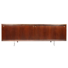 Vintage George Nelson for Herman Miller Walnut Executive Office Group Credenza #3
