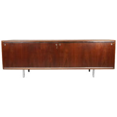 Retro George Nelson for Herman Miller Walnut Executive Office Group Credenza #6