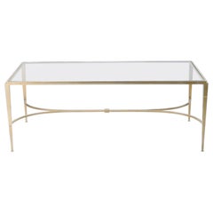 Maison Ramsay Gilt Wrought Iron Coffee Table, 1960s