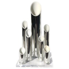 1970s Lucite Tubular Sculpture