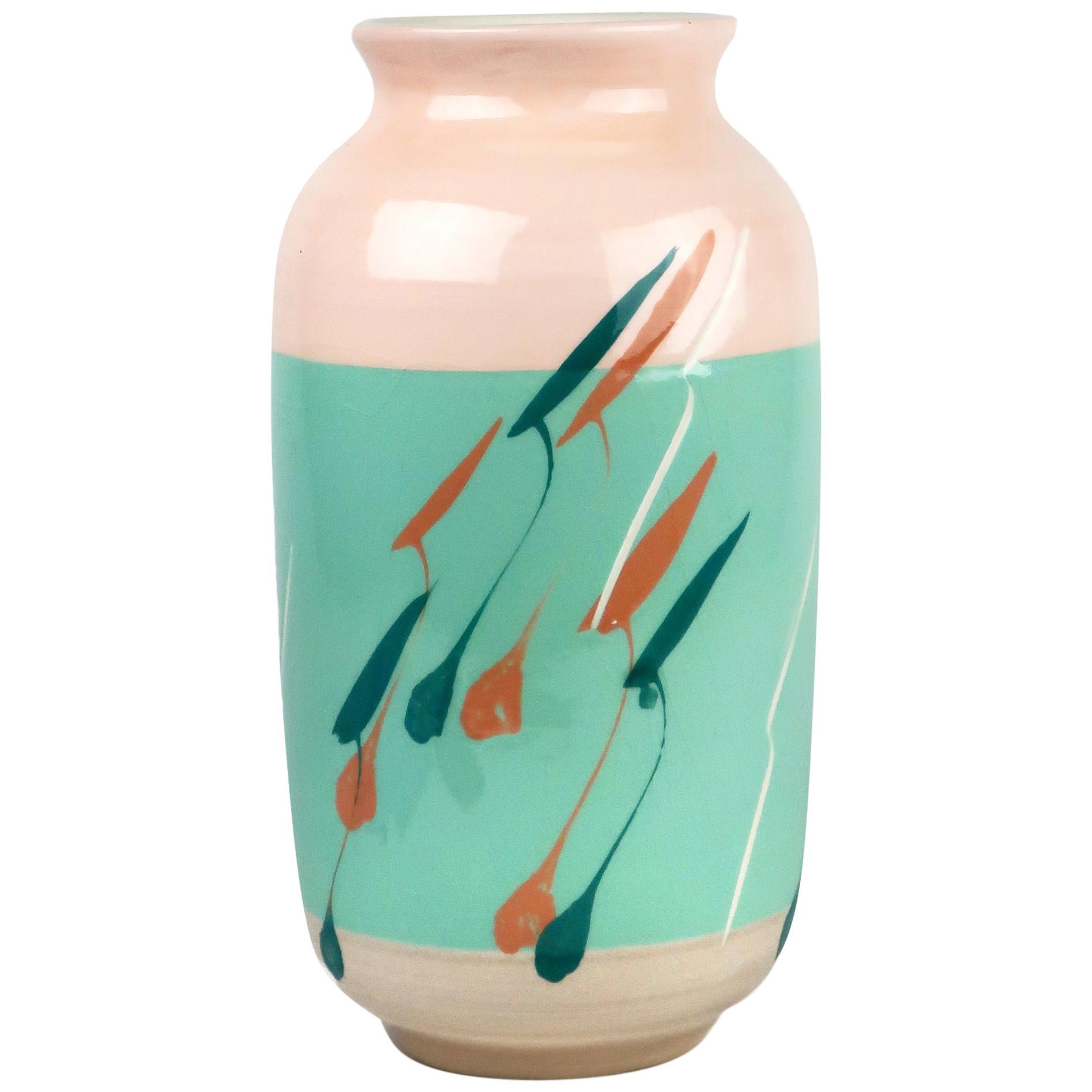 1980s Vohann of Calif Ceramic Vase