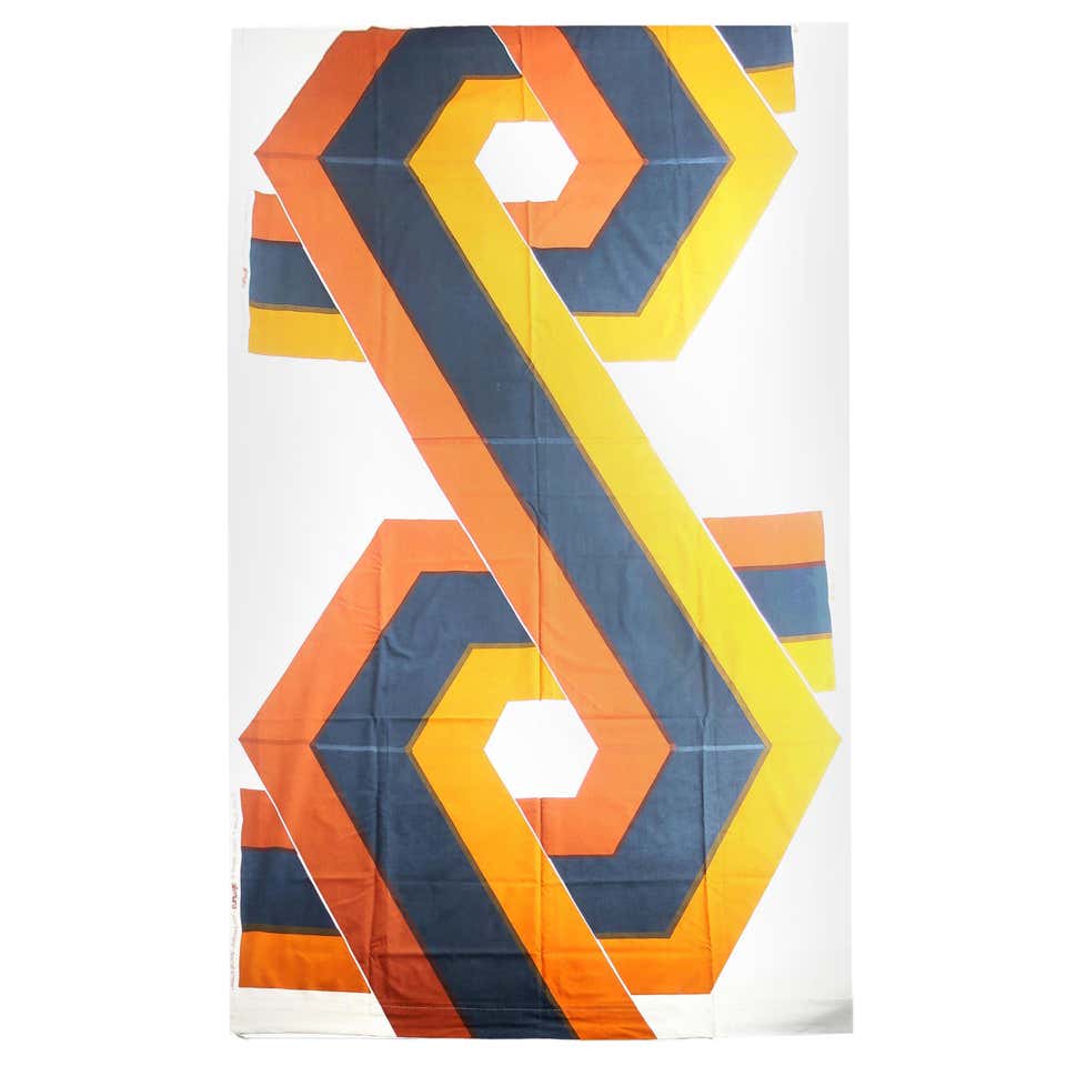 mid century modern screen print by Cynthia Osborne