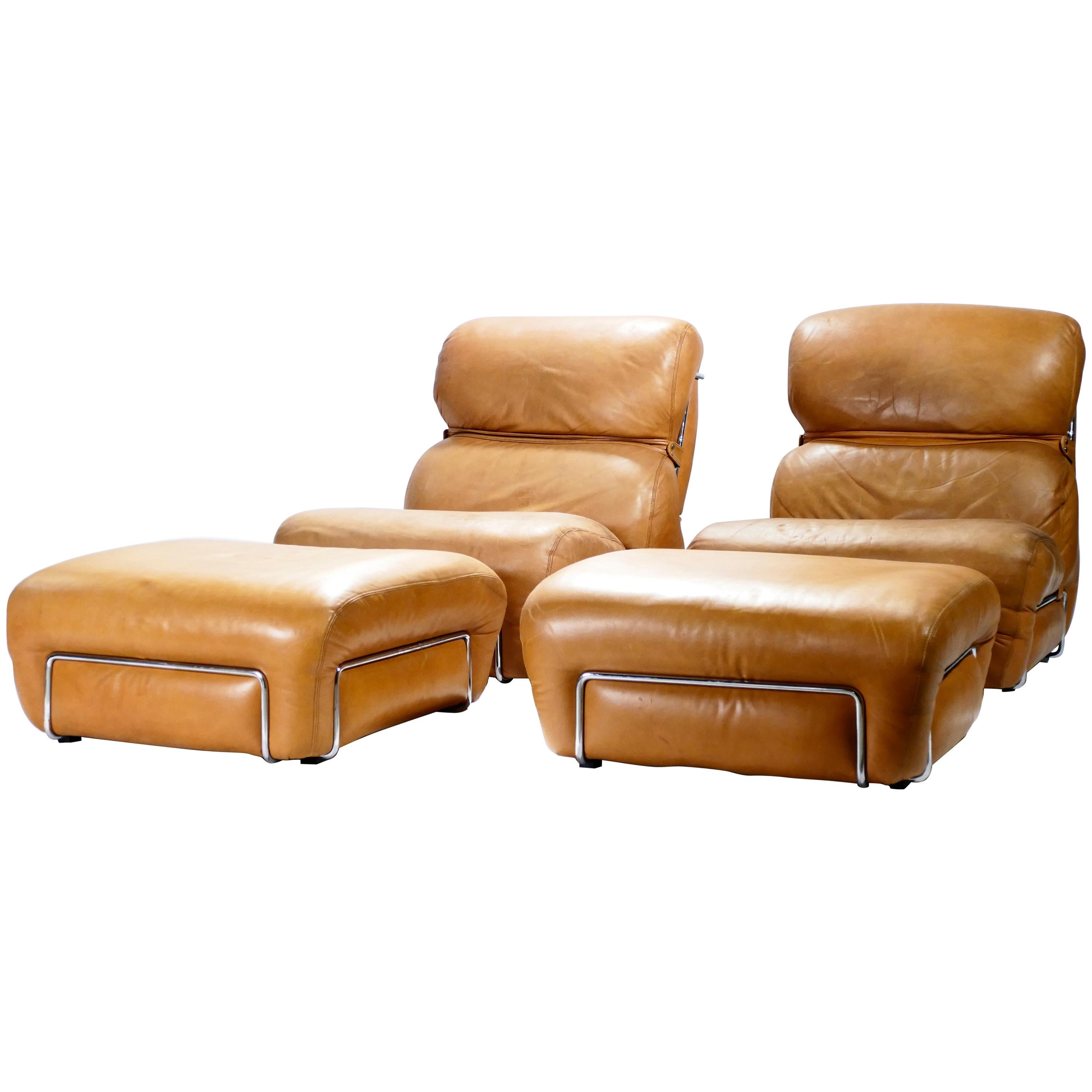 Pair of Lane Recliners, USA, 1970s at 1stdibs