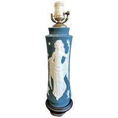"Persephone, Goddess of Spring," Rare Art Deco Porcelain Table Lamp by Lenox