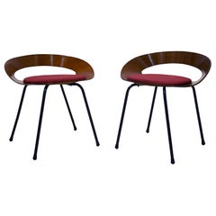 Pair of Vintage Stools by Luciano Nustrini, 1957