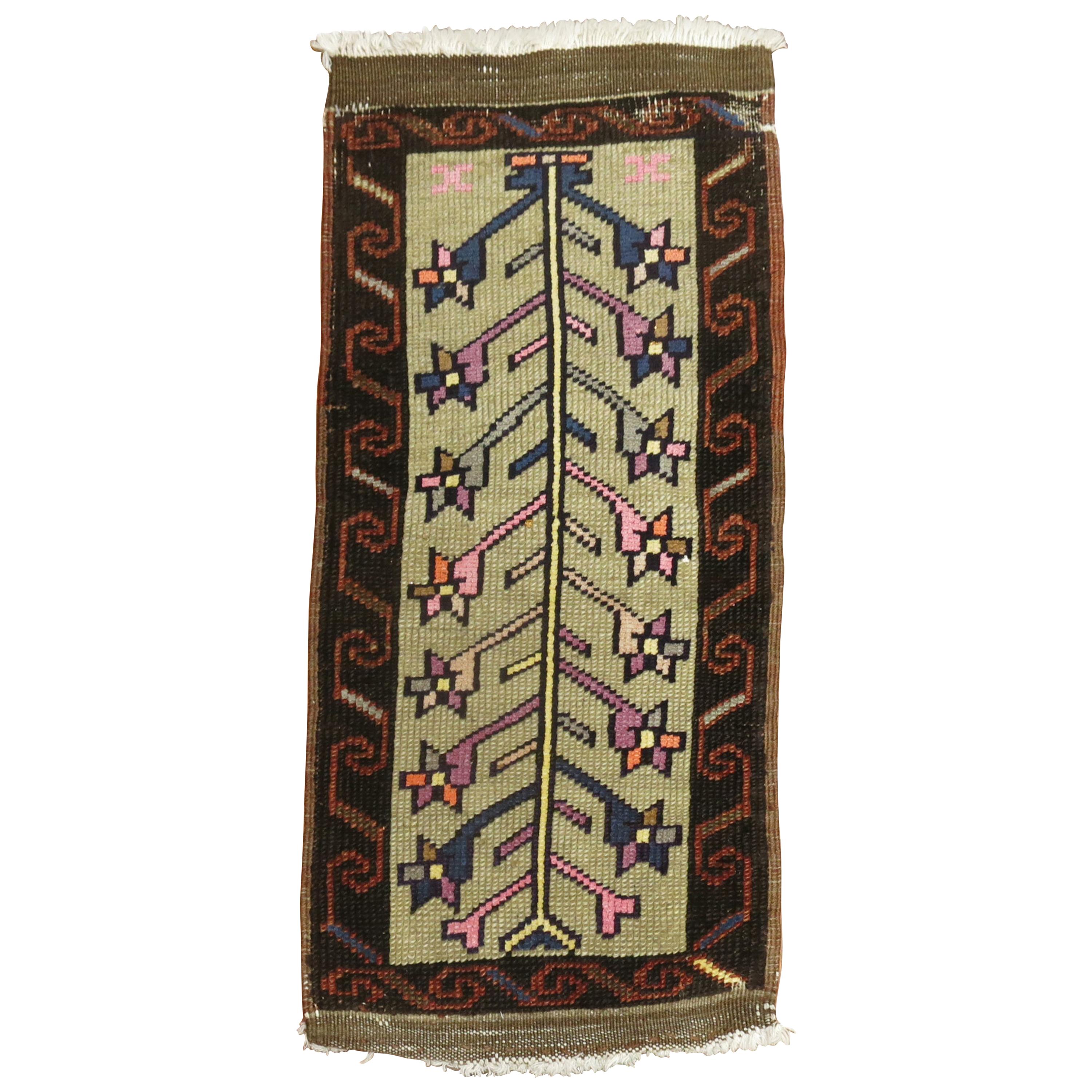 Vintage Turkish Konya Rug