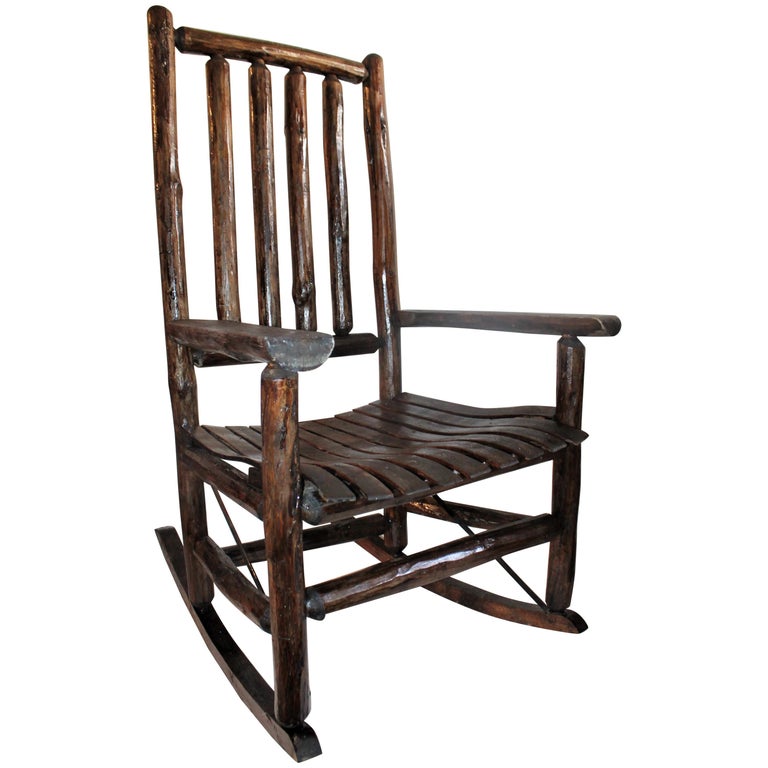 Old Hickory Porch Rocking Chair at 1stDibs