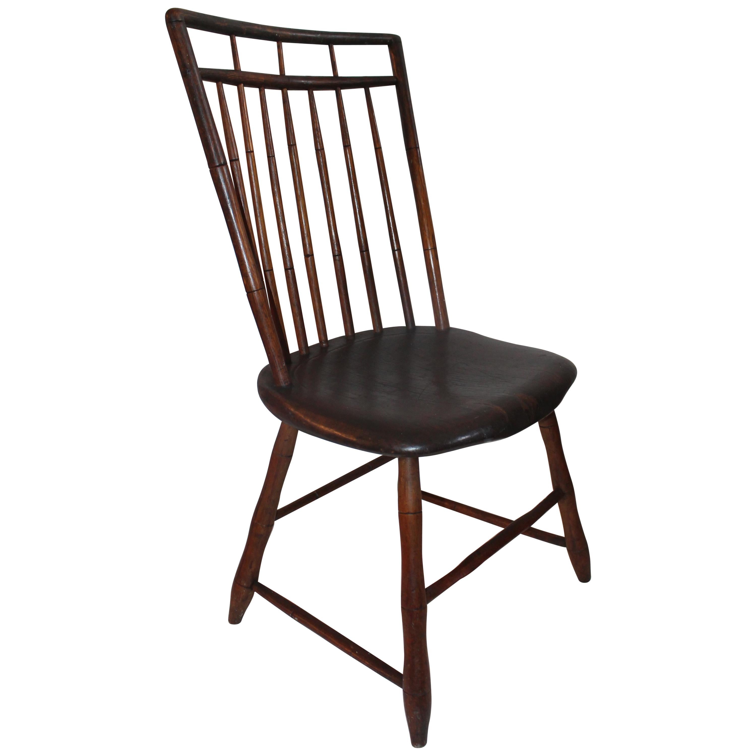 19th Century Bird Cage Windsor Chair from Pennsylvania