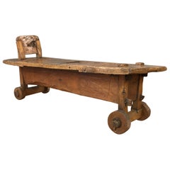 19th Century Italian Work Bench Coffee Table