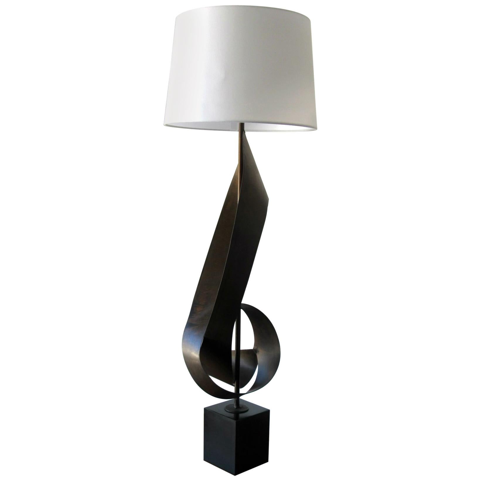 Richard Barr and Harold Weiss Sculptural Table Lamp  For Sale