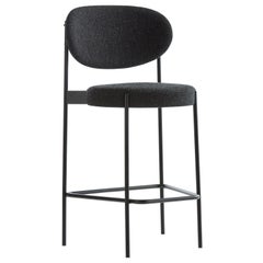 430 Barstool in Charcoal Grey by Verner Panton