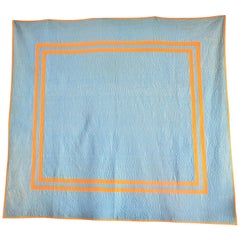 Antique Amish Plain Quilt from Ohio, 1930s