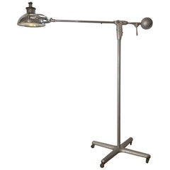 Vintage 1940s Wilmot Castle Articulating Counterbalance Surgical Lamp