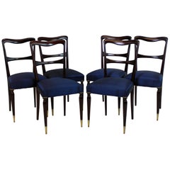 Set of Six Fine Italian Dining Chairs