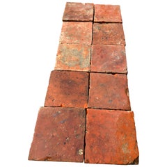 Flooring French Antique Terracotta 18th Century from France