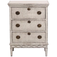 Gustavian Style Chest, Richly Carved, 19th Century