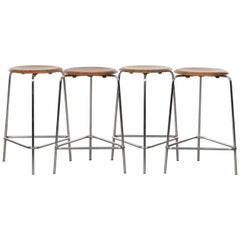 Arne Jacobsen High DOT Stools Model M3170 for Fritz Hansen, Denmark