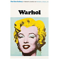 Andy Warhol 'Marilyn / Tate Gallery' Rare Original 1971 Poster Print