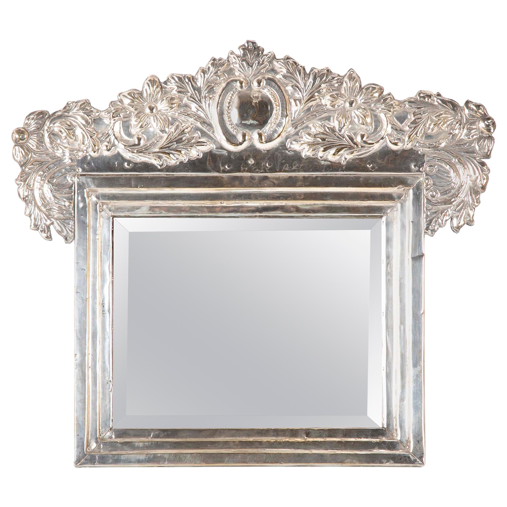 Art Nouveau Vanity Table Top Mirror in Bronze at 1stDibs