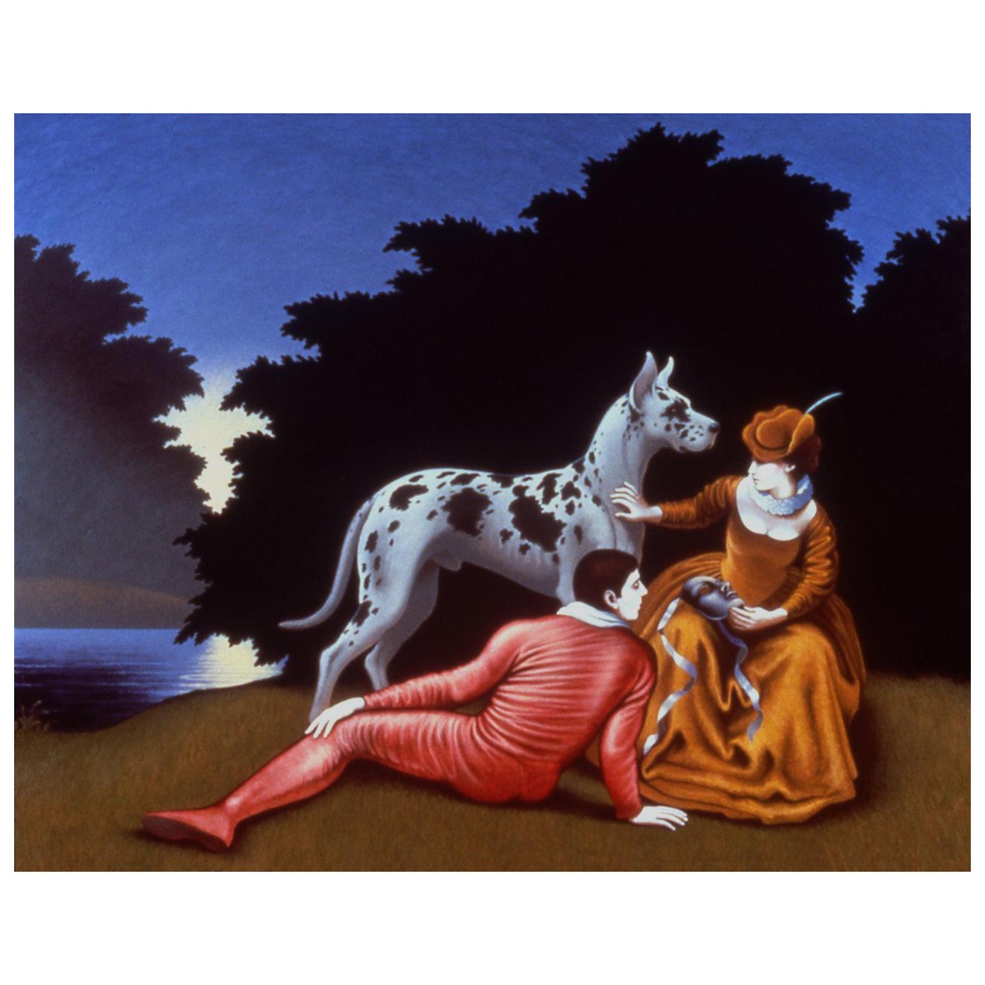 Liaisons VII, Pintura Original Lynn Curlee en venta