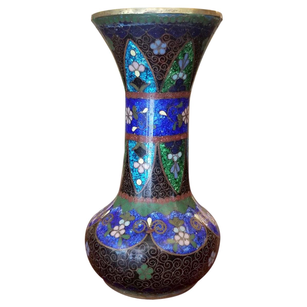 20th Century Japanese Cloisonne Vase