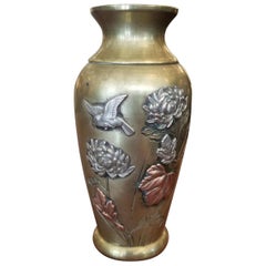 Vase oiseau japonais du début du 20e siècle