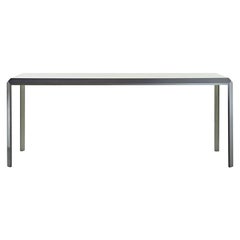 Molteni & C "Grado" Rare Minimal Dining Table or Desk in Black Oak by Ron Gilad