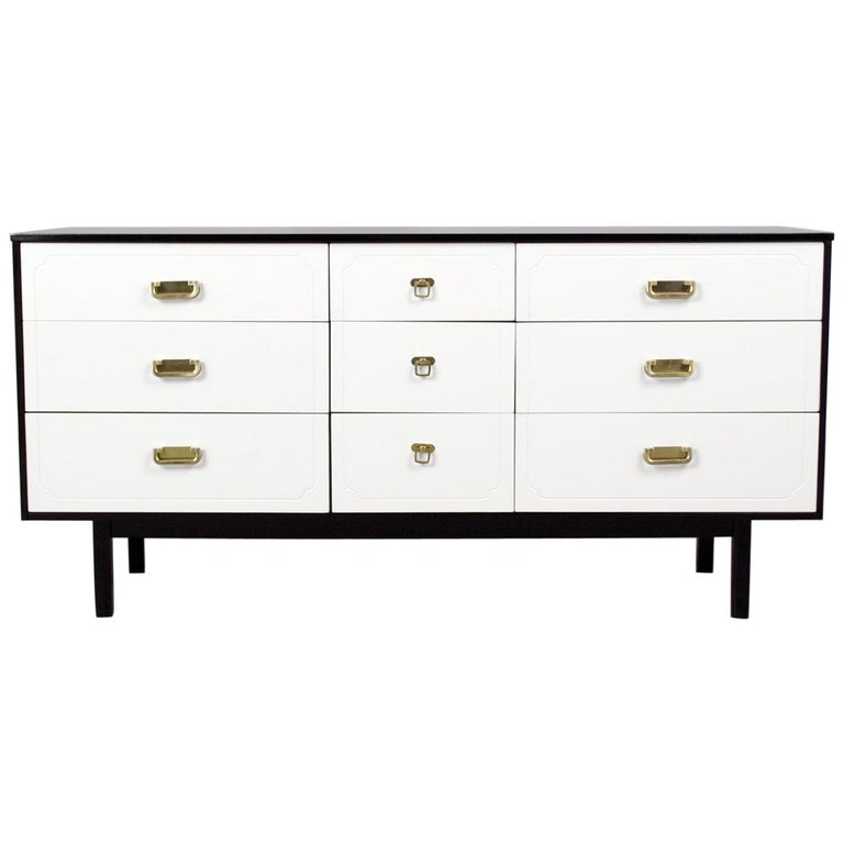 Mid Century Modern White Lacquered Dresser For Sale At 1stdibs