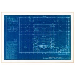 Mies van der Rohe Blueprint, 4000 N. Charles Baltimore, 1964, untere Stockwerke