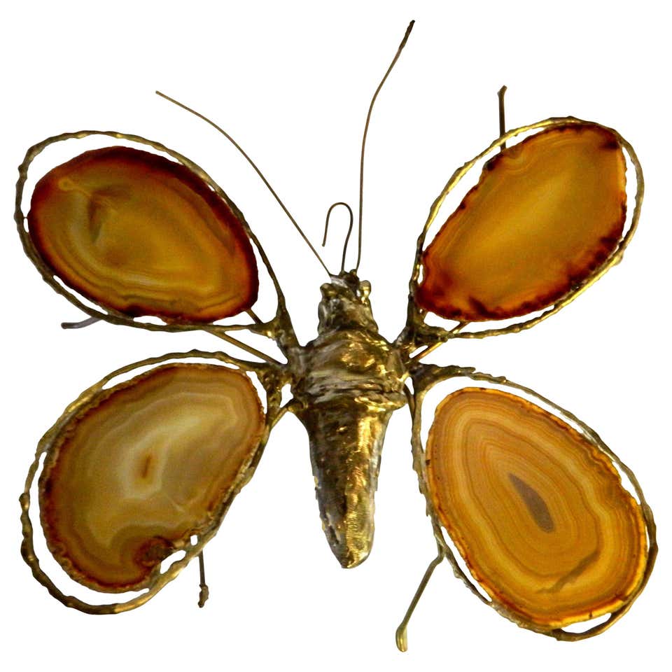 Bronze Butterfly Sculpture by Jacques DuvalBrasseur at 1stDibs