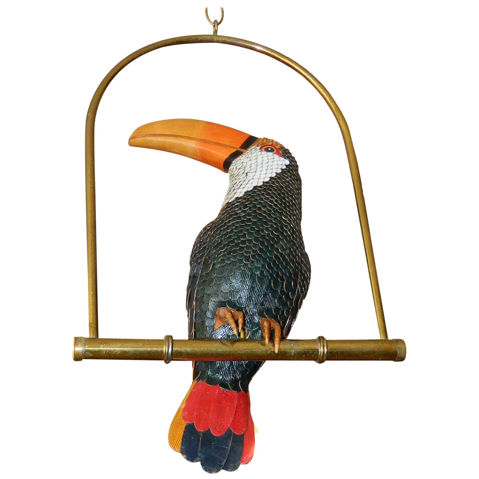 Signed FEDERICO Leather Toucan